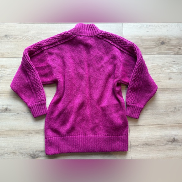 I.B Difussion medium oversized wool blend cardigan thick - Picture 8 of 8